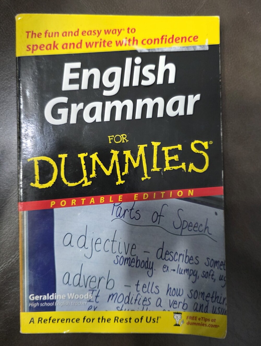 English Grammar For Dummies Portable Edition by Geraldine Woods